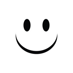 smiling and laughing face sign, smiley icon