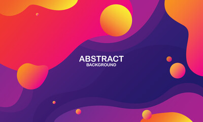 Colorful geometric background. Liquid color background design. Fluid shapes composition. Eps10 vector