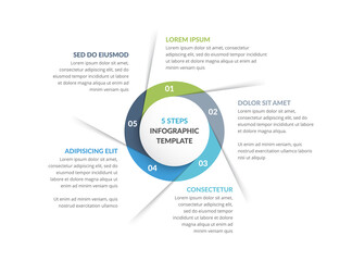 Circle Infographics - Five Elements