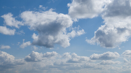 beautiful clouds, blue sky