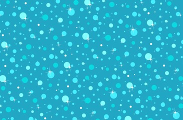 Blue dots background. illustration pattern. Holiday background. Blue confetti on classic blue.