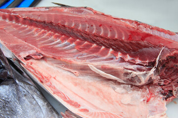 マグロの解体ショー