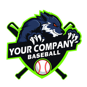 wolf sport logo in vector