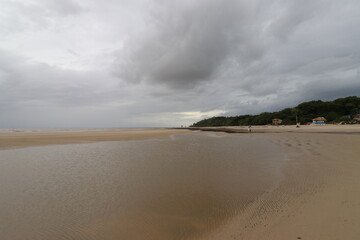 beach and clouds