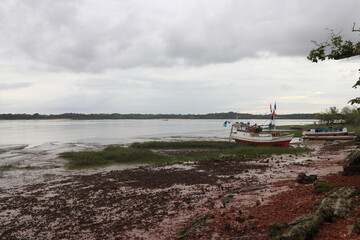 boat on the river