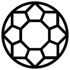 
Jewel of synthetic diamond
