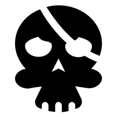 
Isolated vector icon skull
