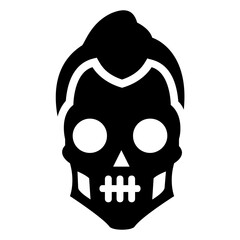 
Isolated vector icon skull
