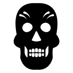 
Scary skull tattoo design
