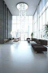 Open space office interior © tigger11th