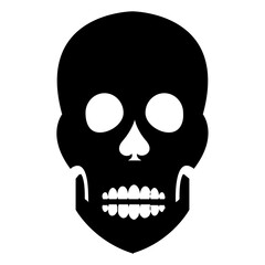 
Scary skull tattoo design
