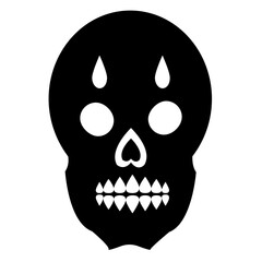 
Scary skull tattoo design
