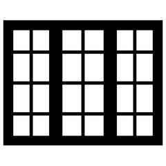 
Solid icon design of shutter
