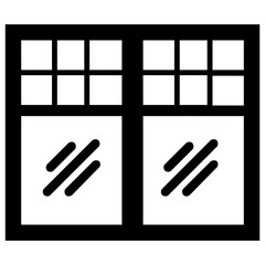 
Isolated icon design of plantation shutter
