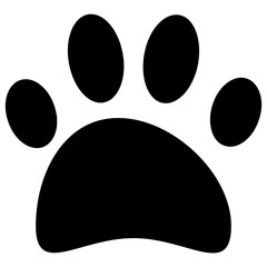 
Footprint dog paw icon
 - obrazy, fototapety, plakaty
