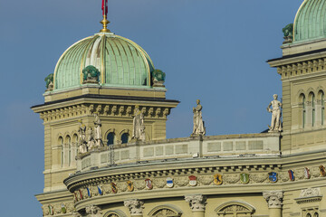 Federal Palace of Switzerland in Bern, Switzerland