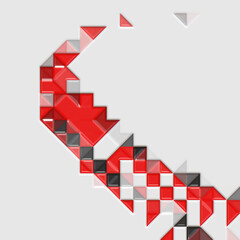 Glossy Tiles Color Abstract background