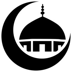 
Vector icon design of happy ramadan
