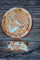 No smoking sign in this area