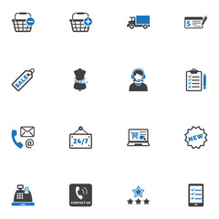 Online shopping icons - Set 2