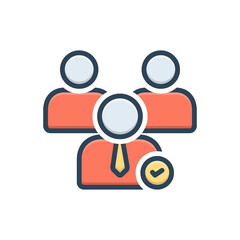 Color illustration icon for nominees