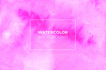 Pink Handpainted Watercolor Background 