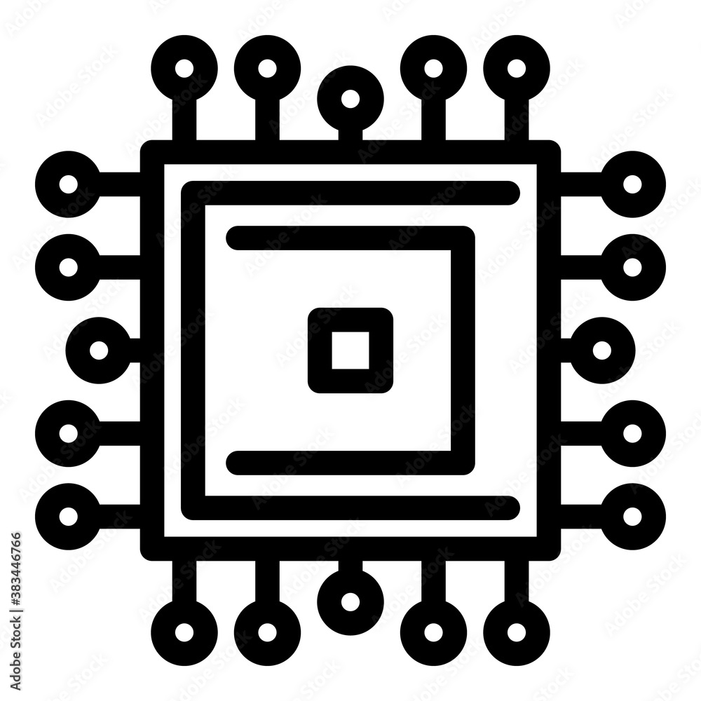 Poster component device icon. outline component device vector icon for web design isolated on white backgro