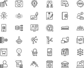 business vector icon set such as: artificial, courthouse, japanese, check, solve, deal, referral, warehouse, museum, distress, program, chinese, map, worker, circle, hosting, men, paperwork