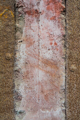 wall detail in an old insustrial building