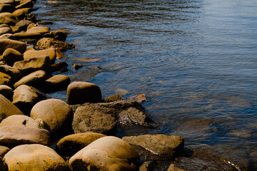 rocks in the water