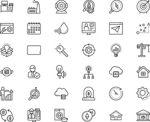 business vector icon set such as: layout, football, soccer, learning, analytics, desk, optical, text, tablet, setting, smart, touchscreen, lecture, minute, magnifying, knowledge, designation, control