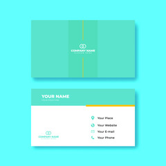 Business card for company and business