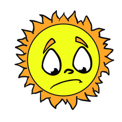 sad sun