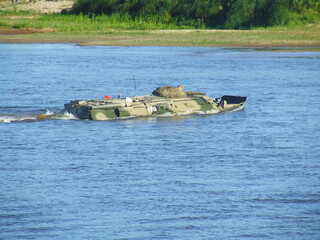 btr-80 in water