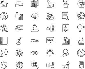 business vector icon set such as: digital technology network, interval, progress, button, liquid, inkstand, cyber, industrial, question, dartboard, seal, accounting, connect, general, command, plan