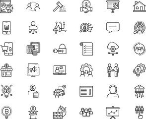 business vector icon set such as: conversation, game, earning, blue, collection, adult, council, virus, helpline, strategic, sync, doodle style, encryption, plant, teaching, homepage, banner, bitcoin