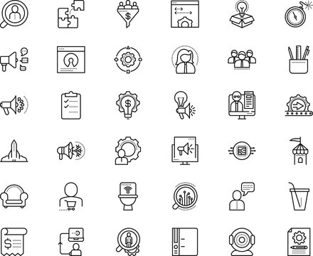 business vector icon set such as: networking, model, folder, mechanism, pen, launch, consumer, code, industry, diagram, smart toilet, list, cold, economy, bill, checklist, phone, smart