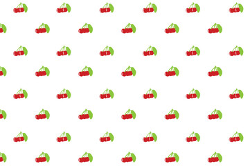 cherry fruit pattern. Suitable for backgrounds and wallpapers.