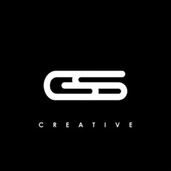 Fototapeta premium GS Letter Initial Logo Design Template Vector Illustration 