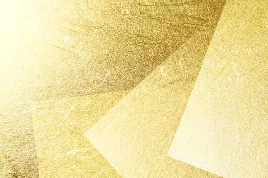 金色の和紙の背景素材（アブストラクト）
