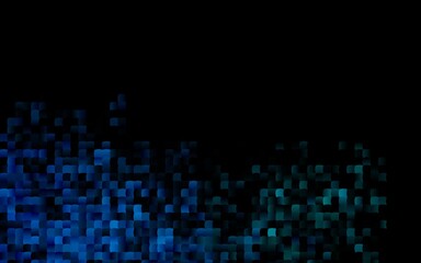 Dark BLUE vector pattern in square style.