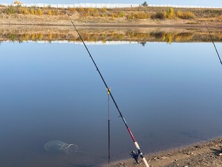 fishing on the lake