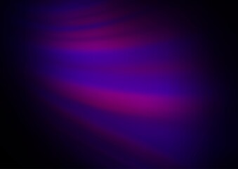 Dark Purple vector blurred shine abstract template.