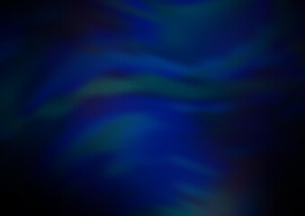 Dark BLUE vector blurred background.