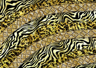 abstract leopard print texture design	
