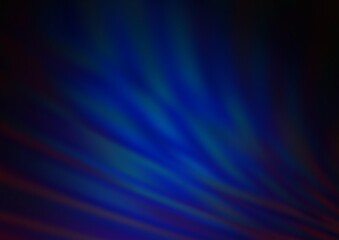 Dark BLUE vector abstract blurred background.