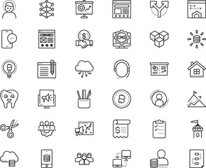 business vector icon set such as: stay home, illness, transaction, winner, analyzing, round, clip, transportation, sheme, leadership, talk, stressed, operator, screen, desk, family, hold, stack