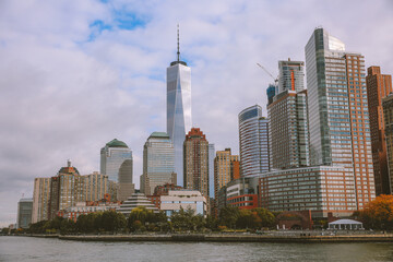 Fototapeta na wymiar View of Manhattan, New York City