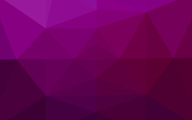 Light Purple vector abstract polygonal cover.