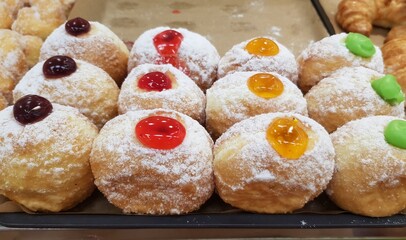 Donuts, fresh milk formula, sweet and soft, appetizing.